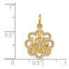 Lex & Lu 14k Yellow Gold I Love Nana Charm LAL73550 - 4 - Lex & Lu