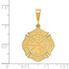 Lex & Lu 14k Yellow Gold Fire Rescue Pendant - 4 - Lex & Lu