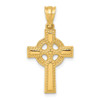 Lex & Lu 14k Yellow Gold Celtic Cross Pendant LAL73615 - Lex & Lu