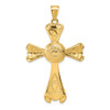 Lex & Lu 14k Yellow Gold Celtic Cross Pendant LAL73619 - Lex & Lu