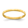 Lex & Lu 14k Yellow Gold Bamboo Toe Ring - Lex & Lu