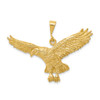 Lex & Lu 14k Yellow Gold Solid Polished Eagle Pendant LAL73758 - Lex & Lu