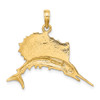 Lex & Lu 14k Yellow Gold Polished Sailfish Pendant LAL73810 - 3 - Lex & Lu