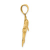 Lex & Lu 14k Yellow Gold Dolphin Pendant LAL73867 - 2 - Lex & Lu