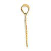 Lex & Lu 14k Yellow Gold Solid Satin Polished LiBraceletZodiac Oval Pendant - 2 - Lex & Lu