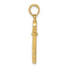 Lex & Lu 14k Yellow Gold 3-D Key Pendant - 2 - Lex & Lu