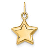 Lex & Lu 14k Yellow Gold 3-D Puffed Star Charm - 3 - Lex & Lu