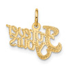 Lex & Lu 14k Yellow Gold Forever Yours Charm - 3 - Lex & Lu