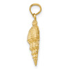 Lex & Lu 14k Yellow Gold Conch Shell Pendant LAL74078 - 2 - Lex & Lu