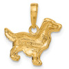 Lex & Lu 14k Yellow Gold Springer Spaniel Dog Pendant - 3 - Lex & Lu