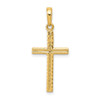 Lex & Lu 14k Yellow Gold Latin Cross Pendant - Lex & Lu