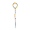 Lex & Lu 14k Yellow Gold #1 Son Charm - 2 - Lex & Lu