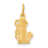 Lex & Lu 14k Yellow Gold #1 Dad Charm LAL74306 - 3 - Lex & Lu