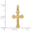 Lex & Lu 14k Yellow Gold INRI Crucifix Charm LAL74309 - 3 - Lex & Lu