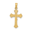 Lex & Lu 14k Yellow Gold INRI Crucifix Charm LAL74309 - 4 - Lex & Lu