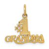 Lex & Lu 14k Yellow Gold #1 Grandma Charm - Lex & Lu