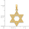 Lex & Lu 14k Yellow Gold Star of David Pendant LAL74333 - 4 - Lex & Lu