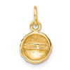 Lex & Lu 14k Yellow Gold Golf Ball Charm LAL74341 - 3 - Lex & Lu