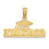 Lex & Lu 14k Yellow Gold Graduate Charm - 4 - Lex & Lu