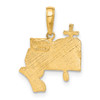 Lex & Lu 14k Yellow Gold Bible, Praying Hands, and Cross Pendant - 3 - Lex & Lu