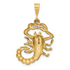 Lex & Lu 14k Yellow Gold Scorpio Zodiac Charm LAL74596 - 4 - Lex & Lu