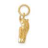 Lex & Lu 14k Yellow Gold Steer Pendant - 2 - Lex & Lu