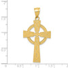 Lex & Lu 14k Yellow Gold Celtic Cross Pendant LAL74771 - 4 - Lex & Lu