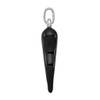 Lex & Lu Sterling Silver Black Enamel Italian Horn Pendant - 2 - Lex & Lu
