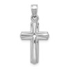 Lex & Lu 14k White Gold Reversible Crucifix /Cross Pendant LAL75250 - 4 - Lex & Lu