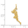 Lex & Lu 14k Yellow Gold Football Player Charm - 3 - Lex & Lu