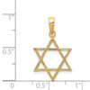 Lex & Lu 14k Yellow Gold Star of David Pendant LAL75412 - 3 - Lex & Lu