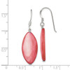 Lex & Lu Sterling Silver Pink Mother of Pearl Earrings - 4 - Lex & Lu