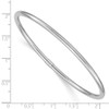 Lex & Lu 14k Yellow Gold 3mm Polished Round Tube Slip-on Bangle LAL75751 - 3 - Lex & Lu