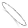 Lex & Lu 14k Yellow Gold 2mm D/C Slip-on Bangle - Lex & Lu