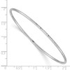 Lex & Lu 14k Yellow Gold 2mm D/C Slip-on Bangle - 3 - Lex & Lu