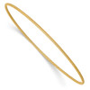 Lex & Lu 14k Yellow Gold 1.5mm Twist Slip-on Bangle Bracelet - Lex & Lu