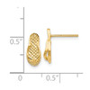 Lex & Lu 14k Yellow Gold Flip Flop Earrings - 4 - Lex & Lu