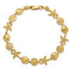 Lex & Lu 14k Yellow Gold Seashell Theme Bracelet LAL76083 - 4 - Lex & Lu