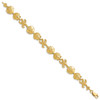 Lex & Lu 14k Yellow Gold Seashell Theme Bracelet LAL76084 - 2 - Lex & Lu