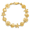 Lex & Lu 14k Yellow Gold Marine Life Bracelet LAL76101 - 4 - Lex & Lu