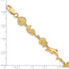 Lex & Lu 14k Yellow Gold Marine Life Bracelet LAL76103 - 3 - Lex & Lu