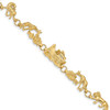 Lex & Lu 14k Yellow Gold Noah's Ark Bracelet 7'' - 2 - Lex & Lu