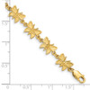 Lex & Lu 14k Yellow Gold Butterfly Bracelet LAL76191 - 4 - Lex & Lu