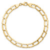 Lex & Lu 14k Yellow Gold Polished Link Bracelet LAL76235 - 5 - Lex & Lu