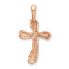 Lex & Lu 14k Rose Gold Freeform Cross Pendant - 3 - Lex & Lu