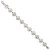 Lex & Lu Sterling Silver Sand Dollars Bracelet 7'' LAL7702 - 2 - Lex & Lu