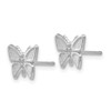 Lex & Lu 14k White Gold Butterfly Earrings - 2 - Lex & Lu