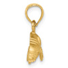 Lex & Lu 14k Yellow Gold Manatee Pendant - 2 - Lex & Lu