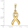 Lex & Lu 14k Yellow Gold Heart In Awareness Pendant - 4 - Lex & Lu