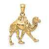 Lex & Lu 14k Yellow Gold Camel Pendant - 3 - Lex & Lu